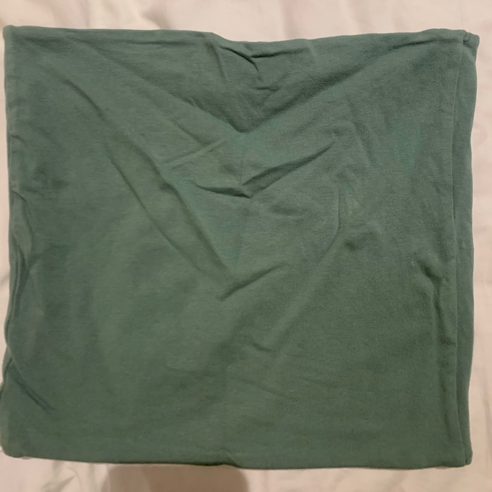 Sage Green Topshop Tube Top - Picture 2 of 3